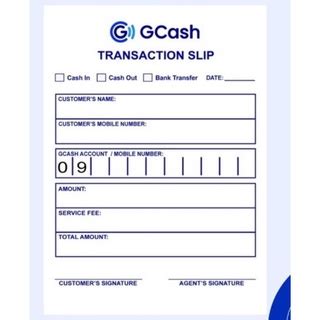 Gcash Transaction Slip .
